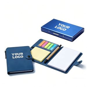 Bloc de Notas de Papel Kraft al por Mayor, Bloc de Notas Creativo con Logotipo Corporativo Personalizado, Bloc de Notas Adhesivas con Juego de Bolígrafos para Regalo Promocional Empresarial - Product Image 1