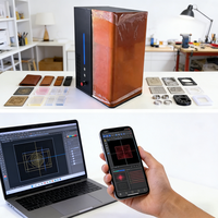 Nouvelle machine de gravure laser UV automatique 5W M6 entièrement fermée, CNC de bureau haute précision, portable, refroidie par air, mode pulsé, facile à utiliser