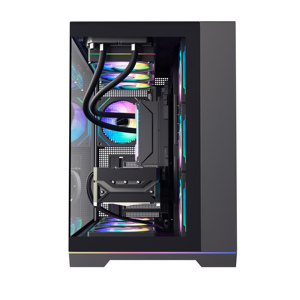 Boîtier de PC de jeu pour ordinateur de jeu ATX Gamer <span class=keywords><strong>Chassis</strong></span> avec éclairage ARGB en forme de cube de 285 mm de large - Product Image 4