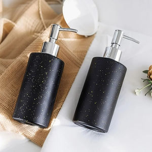 Botella <span class=keywords><strong>de</strong></span> Vidrio <span class=keywords><strong>de</strong></span> Lujo Popular en Blanco y Negro <span class=keywords><strong>de</strong></span> 350 ml para Gel <span class=keywords><strong>de</strong></span> <span class=keywords><strong>Ducha</strong></span>, Acondicionador para el Cabello, Champú, Desinfectante <span class=keywords><strong>de</strong></span> Manos con Bomba Dosificadora Dorada o Plateada - Product Image 4