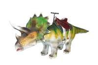 Robot de dinosaure en 3d, animaux pour enfants, conduite au parc de loisirs, dinosaures