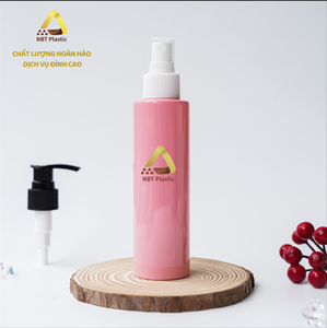 Botellas cosméticas de plástico PET de 150ml con rociador de bomba para tónicos, limpiadores faciales, champús hechos en Vietnam - Product Image 4