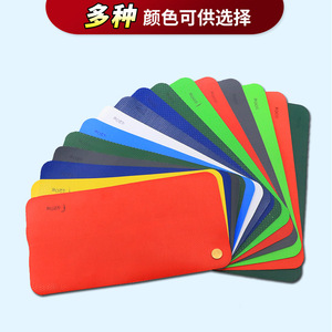 PVC Rainproof Cloth Tarpaulin 6.0-7.0mm Thick Waterproof Dark Green Outdoor <b>Cargo</b> <b>Cover</b> - Product Image 2