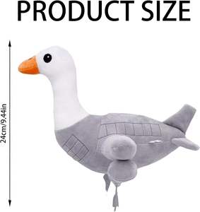 AUNGCSHE Peluches de Personajes de China Brainrot, Peluche de Bailarín Capuchino, Peluche de Asesino Tung Tung Tung Sahur Duck, para Niños y Adultos, 31cm-50cm - Product Image 2