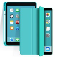 Étui intelligent en TPU souple avec aimant, support pliable pour tablettes