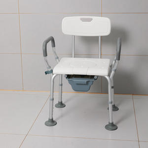Chaise de bain en alliage d'aluminium, tabouret pliant, chaise de toilette antidérapante pour personnes handicapées, produits pour personnes âgées, soins de santé à domicile - Product Image 1