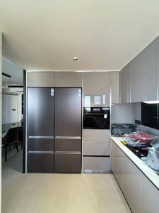 BAINENG Meubles <span class=keywords><strong>de</strong></span> <span class=keywords><strong>cuisine</strong></span> modernes en acier inoxydable <span class=keywords><strong>de</strong></span> haute qualité, matériaux écologiques, personnalisables - Product Image 3