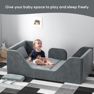 Nouveau canapé-<span class=keywords><strong>lit</strong></span> compressé 2026 pour chambre d'enfant, ensemble de canapés pliants faciles à déplacer, canapé de jeu pour enfants en mousse haute densité pour salle de jeux et chambre à coucher - Product Image 2