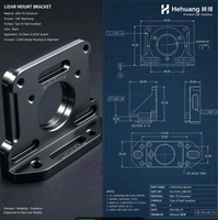 Pièces OEM CNC pour véhicules électriques : Support de loquet de capot, Support de radar, Support de caméra ADAS, Support de LiDAR, Charnière de porte de port de charge