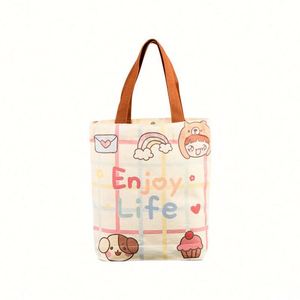 Design Personalized Logo Canvas Fabric Tote Bag Custom logo for Business <b>Printing</b> Shopping Bag Reusable Women Tote Bag - Product Image 2