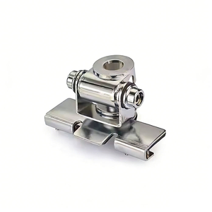 Silver Stainless <b>Steel</b> Mount <b>Bracket</b> Tilt <b>Angle</b> Adjust Antenna <b>Bracket</b> - Product Image 6