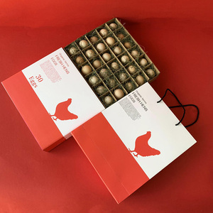 GMI Custom eco-codorniz contenedor marrón cartón corrugado papel vacío bandejas <span class=keywords><strong>de</strong></span> huevos <span class=keywords><strong>caja</strong></span> <span class=keywords><strong>de</strong></span> cartón con hierba seca y bolsa <span class=keywords><strong>de</strong></span> regalo - Product Image 5