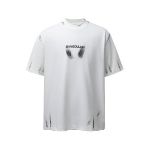 เสื้อยืดลำลองผู้ชายทรงหลวมอินเทรนด์คุณภาพสูงแขนสั้นสไตล์เรโทร <span class=keywords><strong>NINE</strong></span> DAY 2694 - Product Image 3