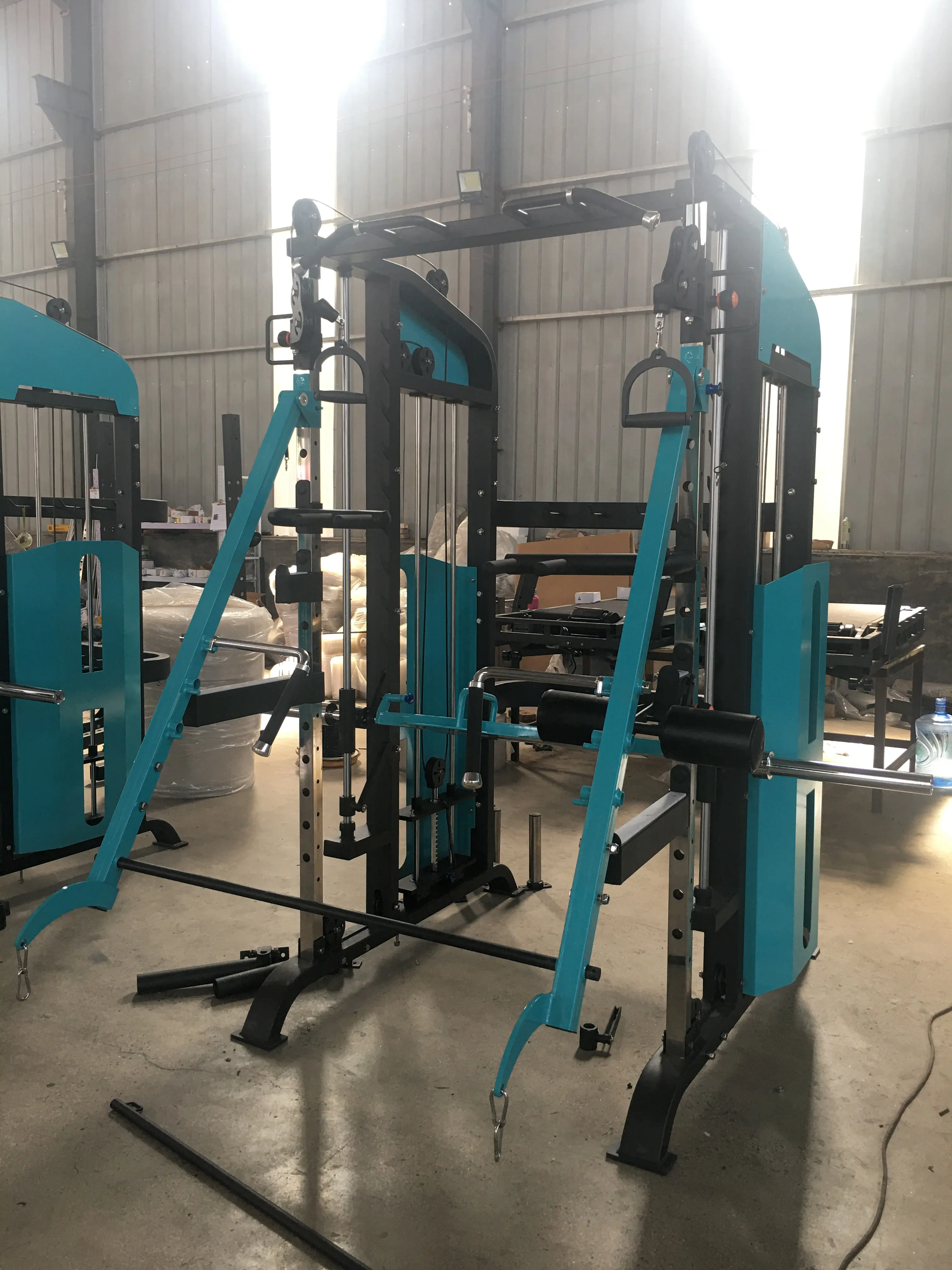 2022 Multi Functionele Trainer Barbell Rack Gym Commerciële Squat Rekken Fitnessapparatuur Smith Machine