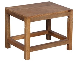 Taburete de madera moderno con acabado natural, ajustable, duradero, hecho a mano, para Hotel, escuela, uso hospitalario, sala de estar y dormitorio - Product Image 1