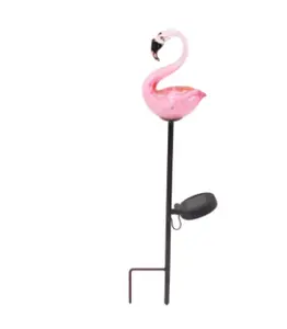 Flamingo Garden Estatuas Decoraciones Al Aire Libre Murano Glass Flamingo Decor Hecho a mano Animales de vidrio