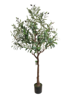 Árboles de Olivo Desmontables de 3 a 8 pies, Bonsái en Maceta, Adorno de Jardín, Árbol Artificial, Decoración del Hogar, Plantas Artificiales, Vegetación Artificial