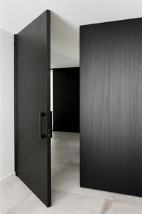 En bois massif porte d'entrée porte blindée - Product Image 3