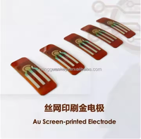 Electrodo de oro serigrafiado altamente rentable Electrodo flexible electroquímico Biosensor electroquímico