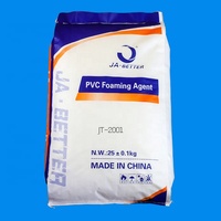 Agent moussant universel en poudre PVC blanc Jabetter, pureté 99 %, pour applications d'extrusion de films et de feuilles plastiques