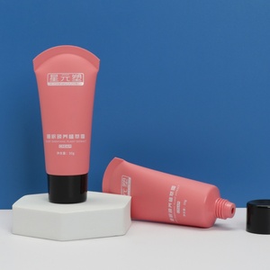 Tube en plastique rose souple de 30 g avec bouchon à vis, impression de logo personnalisée, pour l'emballage de produits de soin de la peau, crème pour le visage, le corps et les mains - Product Image 5