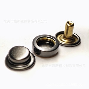Boutons-pression métalliques en gros, attaches à pression personnalisées en laiton pour doudounes, manteaux, sacs en cuir, vêtements – Boutons-pression métalliques durables - Product Image 4