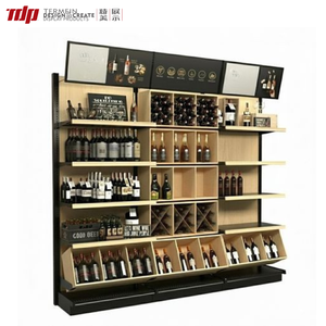 Étagère inclinée autoportante TDP en bois, <span class=keywords><strong>comptoir</strong></span> <span class=keywords><strong>d</strong></span>'exposition pour <span class=keywords><strong>magasin</strong></span> de cosmétiques et de soins de la peau, affichage commercial - Product Image 5