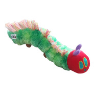 Eric Carle Caterpillar Super Soft Peluche Poupée verte Très faim Soulagement du stress Anniversaire PP Cotton Mesh