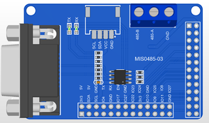 MAX485 RS485 Transceiver Shield para Raspberry Pi 4, Interfaz Serial Industrial con Terminal DB9, Placa de Expansión Grove I2C GPIO - Product Image 2