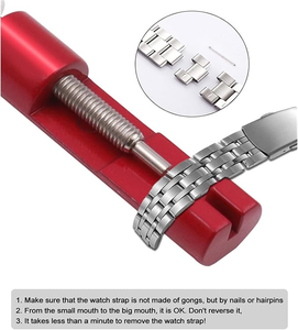Outils professionnels pour horlogers, en acier inoxydable, pour retirer les goupilles de <span class=keywords><strong>bracelet</strong></span> de montre, pour <span class=keywords><strong>Apple</strong></span> <span class=keywords><strong>Watch</strong></span> / montres Samsung, réparation de montres-bracelets - Product Image 6