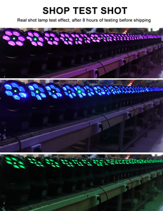 Seis ojos de abeja 6 piezas 12W 4 en 1 Mini araña LED par efecto láser cabeza móvil seis ojos de abeja Luz - Product Image 6