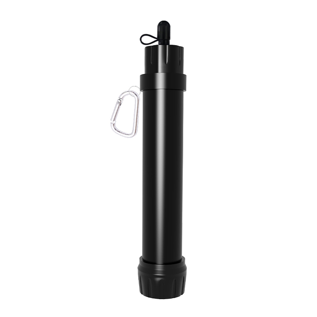 Filterwell Hollow Fiber UF Membrane Travel Hiking Outdoor Camping Water Filter Portable Backpacking Black Water Filter Straw