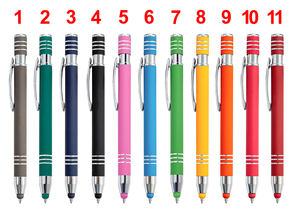 Promoción: Bolígrafo 2 en 1 con Punta Capacitiva para Pantalla Táctil, Punta de Bola de Goma Suave y Metal, con Logotipo Personalizado Impreso, para Regalos Empresariales - Product Image 6