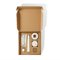 Boîtes rigides en carton ondulé personnalisées, impression de logo, cartons en papier recyclables pour l'emballage des chaussettes, expédition respectueuse de l'environnement