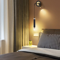 Lampes murales LED de style nordique moderne Lampes de coiffeuse à bras longs décorées d'intérieur pour les cuisines Salons Têtes de lit