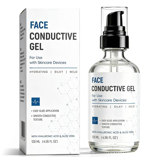Wholesale 120ml Facial Conductive Gel Hydrating Aloe Hyaluronic Acid Smooth Glide for Home Facial Beauty Machine