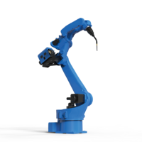 Brazo Robótico de Soldadura de 6 Ejes, Resistente al Agua y Duradero, con Motor de Caja de Cambios PLC, Carga de 10 kg, para Manipulación de Automatización Industrial de Alta Velocidad