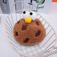 Chat mignon pendentif nourriture jouet créatif en peluche décoration poupée avec PP coton remplissage pour sac pendentifs