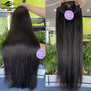 วิกผมดิบแบบทรงตรงลายกระดูกสองชั้นสำหรับผู้หญิงผิวดำ - Product Image 4