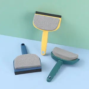 Scraping And Washing Dual-use Wiper Scraping Glass Wizard Window Cleaner Home Window Cleaning Brush Table Glass Cleaning Tools