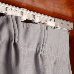 Système <span class=keywords><strong>de</strong></span> rail <span class=keywords><strong>de</strong></span> rideau à commande manuelle par <span class=keywords><strong>cordon</strong></span>, tige transversale en aluminium robuste J0 8036B <span class=keywords><strong>avec</strong></span> chariot principal pour projet <span class=keywords><strong>de</strong></span> scène - Product Image 2