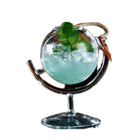 Offre Spéciale 330ml luxe Vintage haute Borosilicate Cocktail verre Globe forme Drinkware pour vin Globe verre à Cocktail