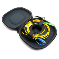 Cable de lanzamiento OTDR monomodo en stock con estándar SC/APC-SC/UPC, jumper de fibra monomodo de 2.0mm y 3.0mm para cables de comunicación
