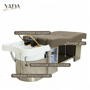 Chaise de lavage de cheveux pour salon de coiffure, lavabo de salon, chaise de shampooing, station de lavage de cheveux, lit de shampooing, bol et chaise de shampooing portables pour salon - Product Image 4