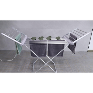 Pieghevole in alluminio elettrico riscaldato Airer supermercato stendino stendini oggetti elettrici per uso domestico - Product Image 5