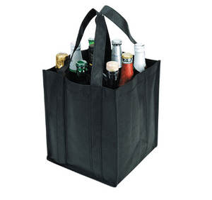 Bolsa Porta Botellas de Vino de Tela No Tejida con Logotipo Personalizado al por Mayor, Ecológica - Product Image 3