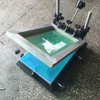 Mesa de Serigrafía Manual Pequeña y Impresora de Productos Planos, Máquina de Serigrafía en Miniatura