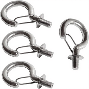 Perno de Gancho M6 de Acero Inoxidable con Recubrimiento de Zinc, Diseñado como un Tornillo de Anillo Resistente para un Montaje Seguro en Racks - Product Image 2