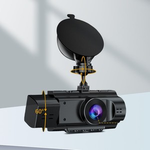 Caméra de tableau de bord HD transfrontalière pour voiture, double objectif, vision nocturne infrarouge, surveillance de recul, angle de 140 degrés, OLIVER - Product Image 2