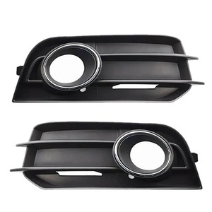 Pour <span class=keywords><strong>AUDI</strong></span> <span class=keywords><strong>A1</strong></span> 2010 2011 2012 2013 2014 Grille de protection des feux antibrouillard avant Noir Durable Anti-corrosion 8X0807681A 8X0807682A - Product Image 1